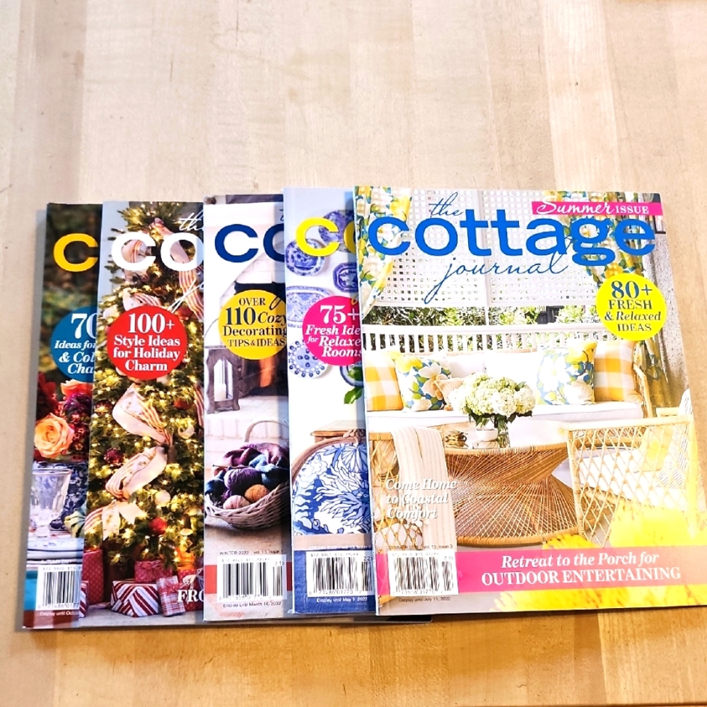 The Cottage Journal Magazine Lot Of 5 Great Condition